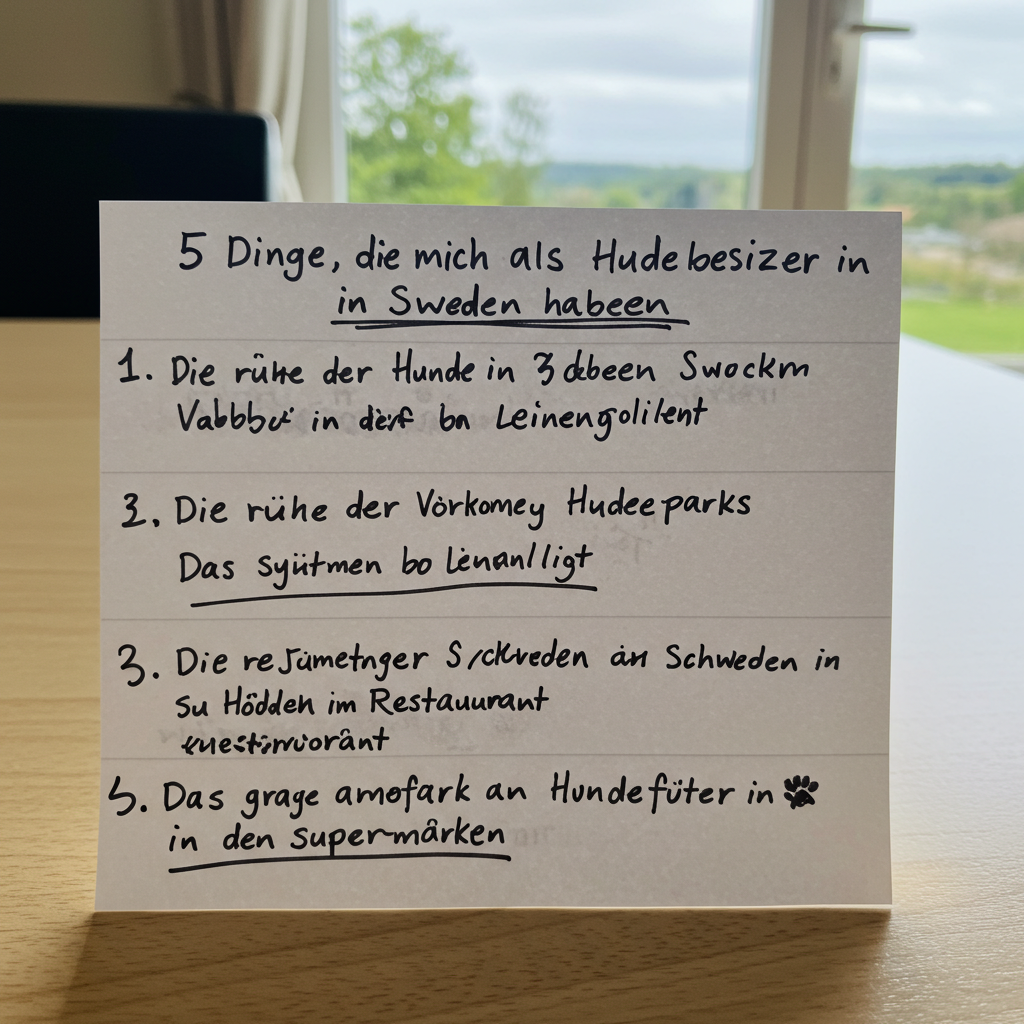 5 Dinge, die mich als Hundebesitzer in Schweden überrascht haben