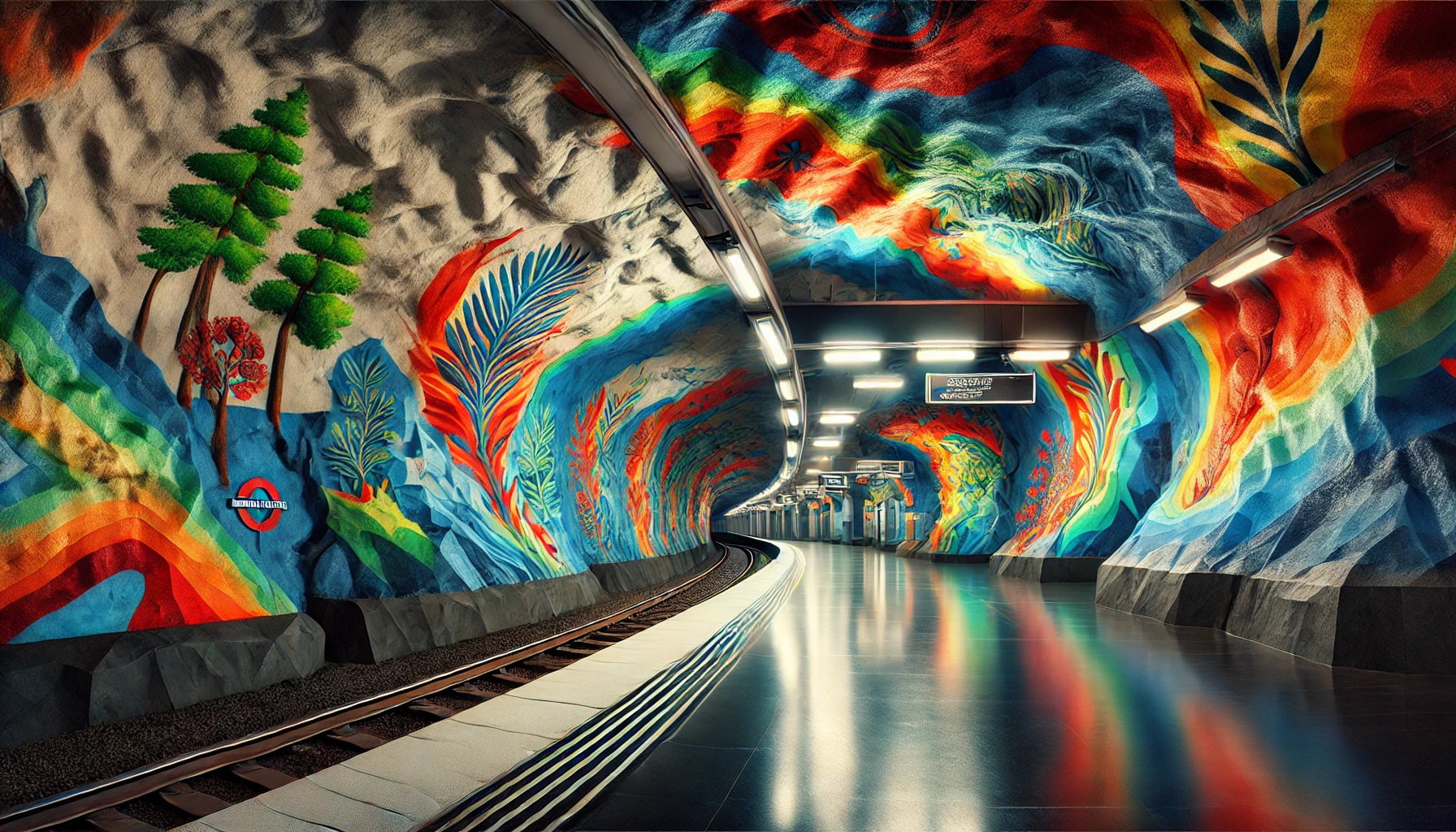 Bild "Stockholmer U-Bahn-Kunst"